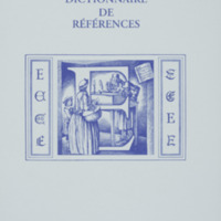 Dictionnaire de références : E / André Balthazar
