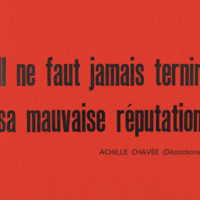 5 aphorismes non illustrés d&#039;Achille Chavée 
