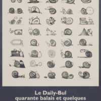 Affiche de l'exposition Le Daily-Bul : quarante balais et quelques à la Maison du Spectacle La Bellone à Bruxelles