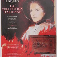 Affiche pour La collection italienne de Francis Lacombrade au Théâtre du Residence Palace du 29 mars au 16 avril 1988