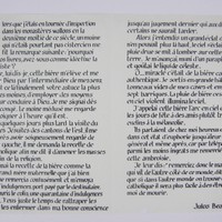 Affiche pour l'exposition Julos Beaucarne : texte