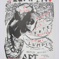 Affiche pour l'exposition Lumpen