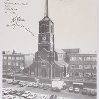Le clocher de l&#039;église Saint-Joseph de La Louvière par Jacques Lizène