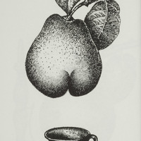 La poire pot de chambre, dessin original publié dans La Poire de André Balthazar et Roland Breucker