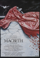 Carte postale de l'affiche pour <em>Macbeth</em>, de Shakespeare - Théâtre de la Planchette, F-Villeneuve d'Ascq 1982 / Jacques Richez