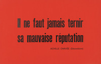 5 aphorismes non illustrés d'Achille Chavée 
