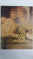 Affiche de l'exposition <em><strong>Fernand Khnopff</strong></em> aux Musées royaux des beaux-arts de Bruxelles , du 18 janvier au 13 avril 1980 .
