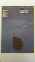 Affiche de l'exposition <strong><em>La Nuit des Temps</em></strong> deuxième partie <em>terre mer et industrie du charbon au silex</em> au Grand-Hornu, du 26 juin au 30 novembre 1999 .
