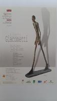 Affiche pour l'exposition Alberto Giacometti à l'orangerie du domaine du château de Seneffe du 15 octobre 2000 au 15 janvier 2001