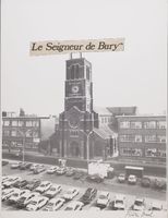 Le clocher de l'église Saint-Joseph de La Louvière par Frédéric Baal