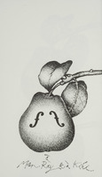 <em>A Man Ray et à Kiki</em>, dessin original publié dans <em>La Poire</em> de André Balthazar et Roland Breucker