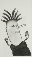 <em>Atchoum</em>, dessin original publié dans <em>Le Nez</em> de André Balthazar et Roland Breucker