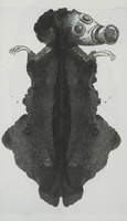 <em>La tache de Rorhschach</em>, dessin original publié dans<em> Le Suçon</em> de André Balthazar et Roland Breucker
