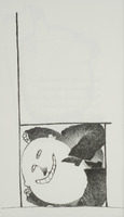 <em>Mal à l'aise</em>, dessin original publié dans <em>La Chaise</em> de André Balthazar et Roland Breucker