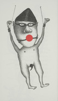 <em>Point-virgule</em>, dessin original publié dans <em>Le Point</em> de André Balthazar et Roland Breucker