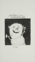 <em>Portrait d'un trompetiste n°3</em>, dessin original publié dans<em> La Trompette</em> de André Balthazar et Roland Breucker